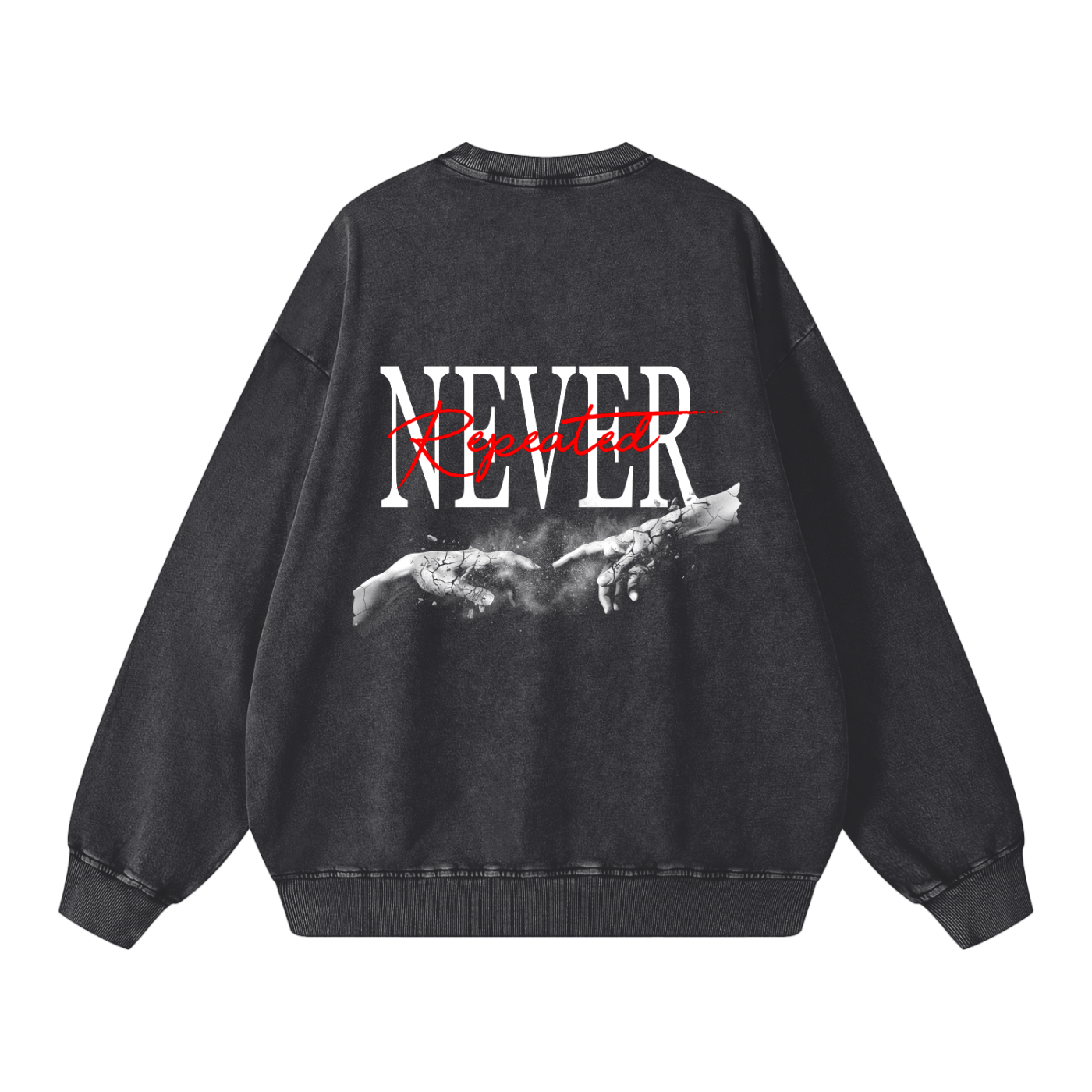 Snow Washed Oversized Sweatshirt