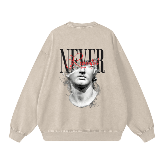 Pilot: Never Repeated Snow Washed Oversized Sweatshirt